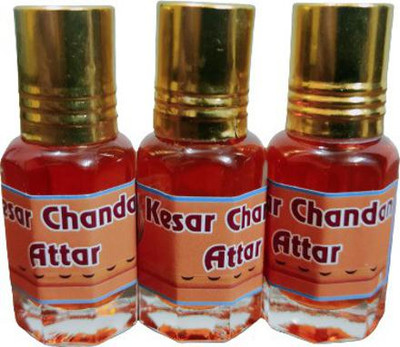 kah attar KESAR CHANDAN ATTAR (A PACK OF 3 BOTTLES @ 6ML EACH) Floral Attar(Natural)