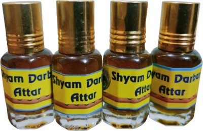 kah attar SHYAM DARBAR ATTAR (A PACK OF 4 BOTTLES 6ML EACH) Floral Attar(Natural)