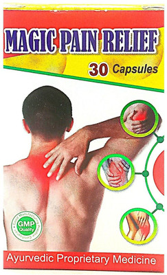 MAGIC PAIN RELIEF AYUVEDIC 30 CAPSULE FOR ALL TYPE PAIN RELIEF(PACK OF 1)(30 Capsules)