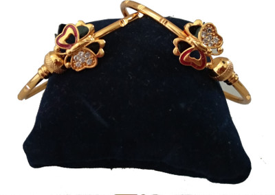 nilkanth Alloy Pearl Gold-plated Cuff(Pack of 2)