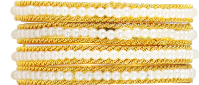 NMII Metal, Plastic, Alloy Zircon Bangle Set(Pack of 4)