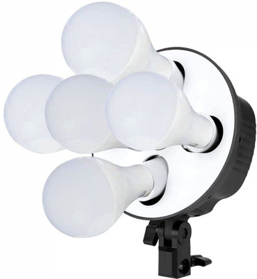 Hiffin ® 5 in 1 E27 Photo Studio Bulb Holder with 20W Bulb Base Socket Lamp Camera Rig