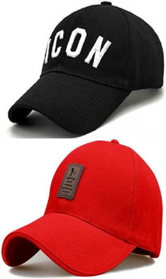 Brosti Solid Sports/Regular Cap Cap(Pack of 2)