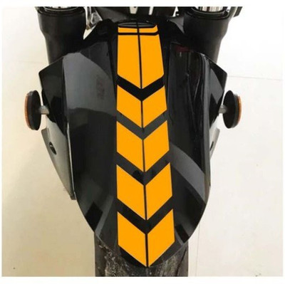 RUDRANSH Sticker & Decal for Car & Bike(Orange)