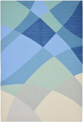 CARPETLIVE.com Blue, Multicolor Nylon Carpet(4 ft,  X 6 ft, Rectangle)