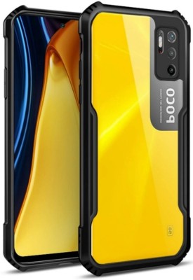 AM GROUPS Back Cover for POCO M3 PRO(Black, Hard Case, Pack of: 1)