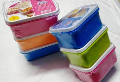 JOYO Plastic Utility Container  - 200 ml(Pack of 6, Multicolor)