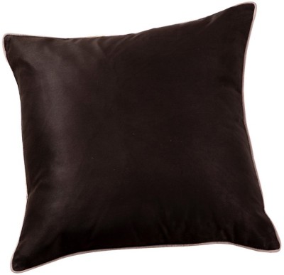nestroots Plain Cushions Cover(40 cm*40 cm, Brown)
