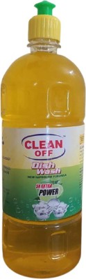 Clean Off 5X Extra Power Dish Wash New Improved Formula Dish Cleaning Gel(Lemon, 1 L)