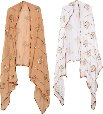 Odhany Chiffon Embroidered Women Dupatta
