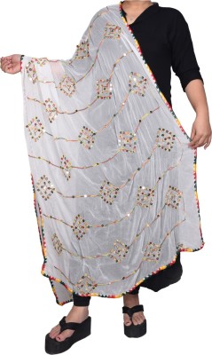 Sekmany Chiffon Embroidered Women Dupatta