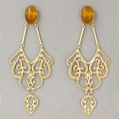 ALBELI JEWELS DANGLE EARRINGS Alloy Drops & Danglers