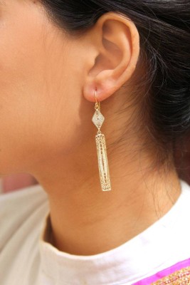 ALBELI JEWELS DANGLE EARRINGS Alloy Drops & Danglers