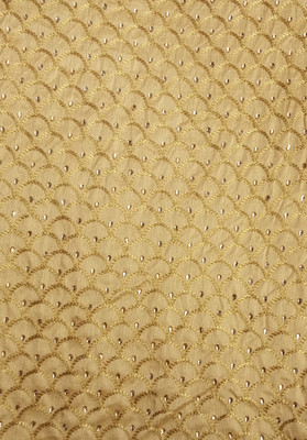 Dudheeba Textiles Silk Blend Embroidered Blouse Material