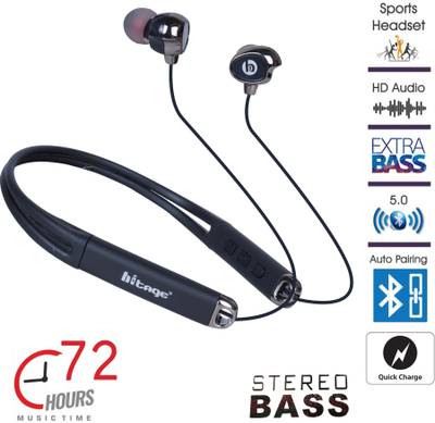 Hitage wireless neckband sports headset sales