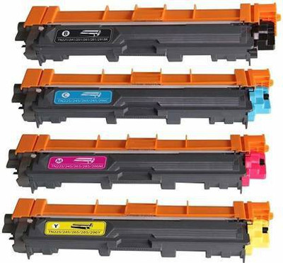 spotink TN-261 Toner Cartridge Set Compatible for brother printer Black + Tri Color Combo Pack Ink Toner