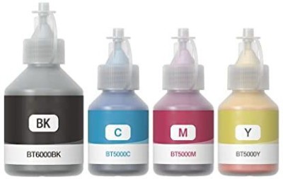PRINT TONIC T6735 Light Cyan Ink Compatible for L800, L805, L810, L850, L1800 (Pack of 3) Black + Tri Color Combo Pack Ink Bottle