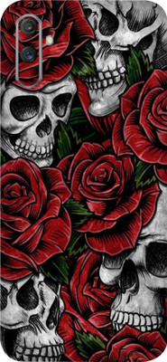 BUGGU Realme C3, realme c3 Mobile Skin(Ultra Super Roses And Skulls Skin With High Matte Finish.)