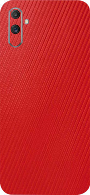 BugguSkin Realme C3 Mobile Skin(Ultra Super Red Carbon Fiber Skin With High Matte Finish.)