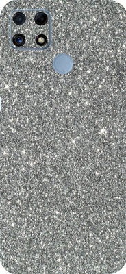 LAMHA Realme C25s Mobile Skin(Ultra Super Grey Glitter Skin With High Matte Finish.)