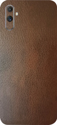 TJ CREATION Realme C3 Mobile Skin(Ultra Super Brown Leather With High Matte Finish.)