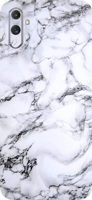 TJ CREATION Realme C3 Mobile Skin(Ultra Super White Marble With High Matte Finish.)