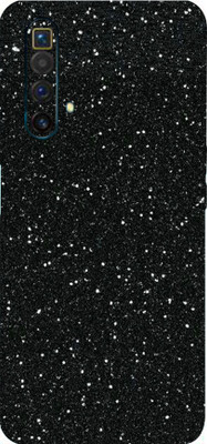 mtool Realme X3 Super Zoom Mobile Skin(Ultra Super Black Glitter Skin With High Gloss Finish).)