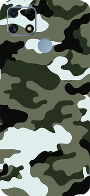 LAMHA Realme C25s Mobile Skin(Ultra Super Camouflage Winter Skin With High Matte Finish.)