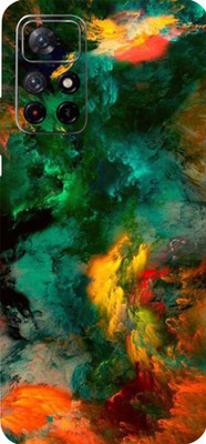 LAMHA REDMI Note 11T 5G Mobile Skin(Ultra Super Multicolor clouds Skin With High Matte Finish.)