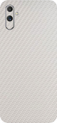 BugguSkin Realme C3 Mobile Skin(Ultra Super White Carbon Fiber Skin With High Matte Finish.)
