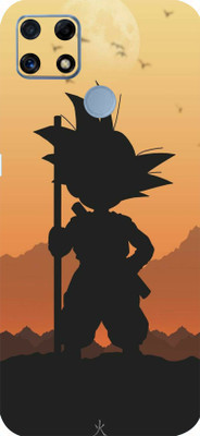 BUGGU Realme C25s Mobile Skin(Ultra Super Goku Sunset Skin With High Matte Finish.)