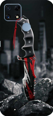 BUGGU Realme C25s Mobile Skin(Ultra Super Killer Knife Skin With High Matte Finish.)