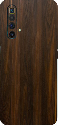 LAMHA Realme X3 Superzoom Mobile Skin(Ultra Super Mahogany Wood Skin With High Mattte Finish.)