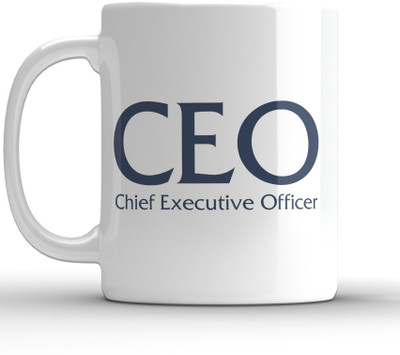 Shieldsmore Ceramic Designer CEO Printed Coffee Cup/Mug For GIFT 325ML Ceramic Coffee Mug(325 ml)