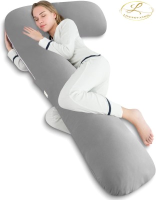 Cashmera Upgrade Model Pregnancy Pillow Microfibre Solid Pregnancy Pillow Pack of 1(Light Grey)