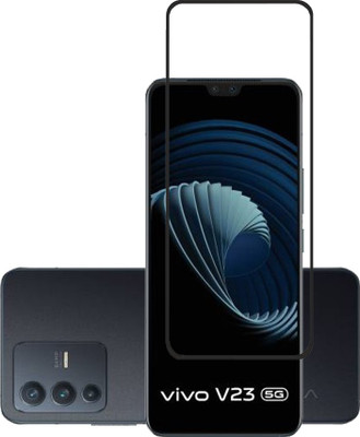 VDAT Edge To Edge Tempered Glass for vivo V23 5G(Pack of 1)