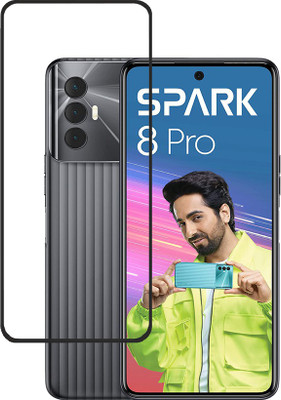 BRENZZ Tempered Glass Guard for Tecno Spark 8 Pro(Pack of 1)