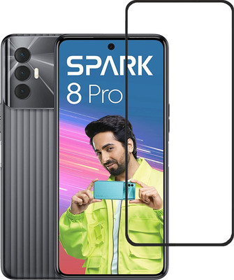 BRENZZ Tempered Glass Guard for Tecno Spark 8 Pro(Pack of 1)