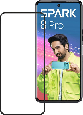 BRENZZ Tempered Glass Guard for Tecno Spark 8 Pro(Pack of 1)