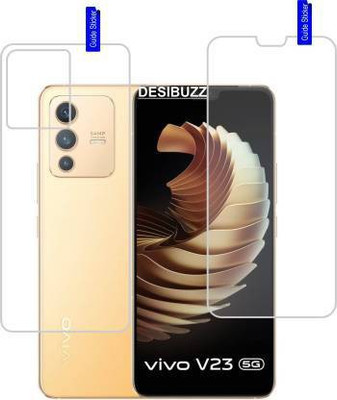 PONDRIK Front and Back Screen Guard for vivo V23 5G(Pack of 2)