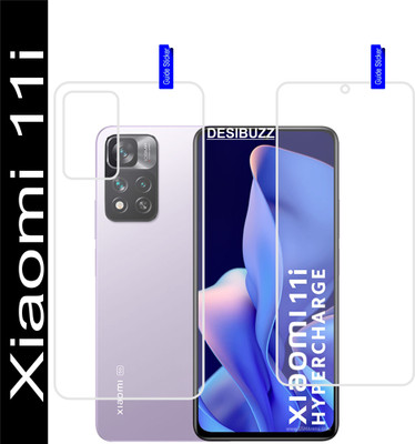 DESIBUZZ Front and Back Tempered Glass for Xiaomi 11i, {Flexible}(Pack of 2)