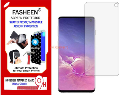 Fasheen Tempered Glass Guard for SAMSUNG S10 E (Flexible Shatterproof)(Pack of 1)