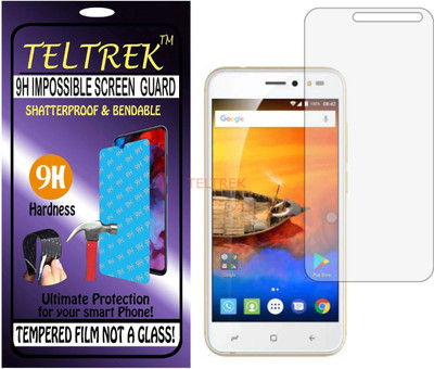TELTREK Tempered Glass Guard for IVOOMI ME3S (Flexible Shatterproof)(Pack of 1)