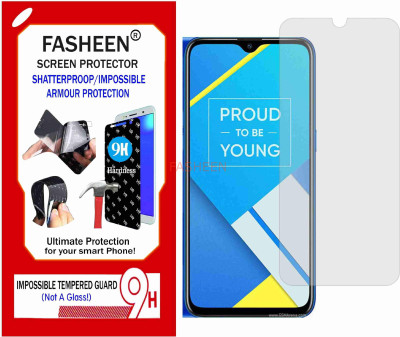 Fasheen Tempered Glass Guard for REALME C2 2020 (Flexible Shatterproof)(Pack of 1)