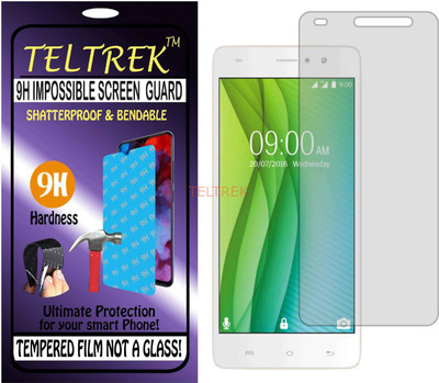 TELTREK Tempered Glass Guard for LAVA X50 PLUS (Flexible Shatterproof)(Pack of 1)
