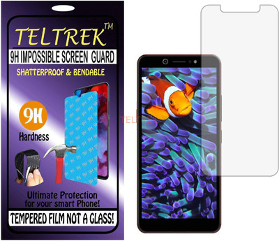 TELTREK Tempered Glass Guard for ITEL A44 PRO (Flexible Shatterproof)(Pack of 1)