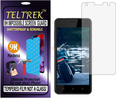 TELTREK Tempered Glass Guard for IVOOMI ME1 (Flexible Shatterproof)(Pack of 1)