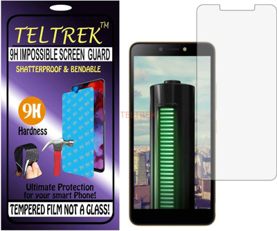 TELTREK Tempered Glass Guard for ITEL A44 POWER (Flexible Shatterproof)(Pack of 1)