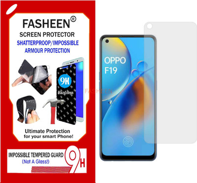 Fasheen Tempered Glass Guard for OPPO F19 (Flexible Shatterproof)(Pack of 1)