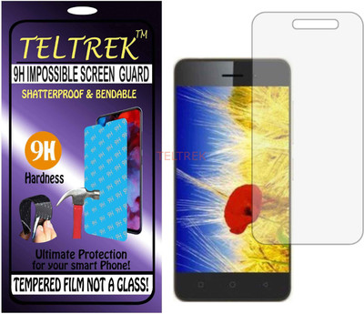 TELTREK Tempered Glass Guard for ITEL WISH A21 (Flexible Shatterproof)(Pack of 1)